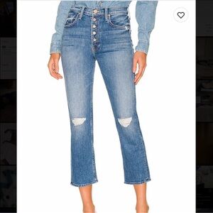 MOTHER The Pixie Tomcat Crop Jean